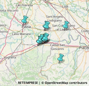 Mappa Autostrada A21 Torino-Piacenza-Brescia, 27049 Stradella PV, Italia (7.3725)