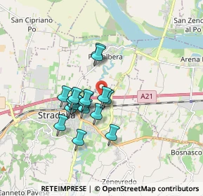 Mappa Autostrada A21 Torino-Piacenza-Brescia, 27049 Stradella PV, Italia (1.31176)