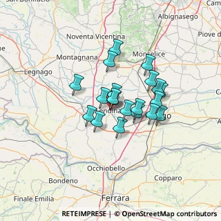 Mappa Vicolo Cattaneo, 45026 Lendinara RO, Italia (9.6105)