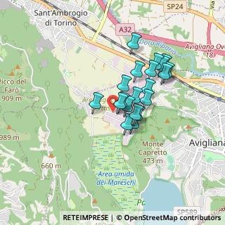 Mappa Via Enrico Fermi, 10051 Avigliana TO, Italia (0.6525)