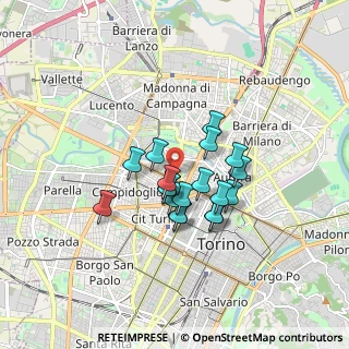 Mappa Via Bari, 10144 Torino TO, Italia (1.22947)