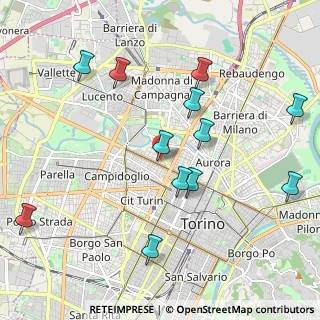 Mappa Via Bari, 10144 Torino TO, Italia (2.22917)
