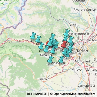 Mappa Viale dei Mareschi, 10051 Avigliana TO, Italia (9.2125)