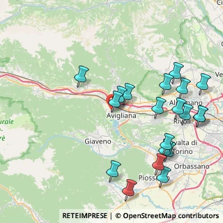Mappa Viale dei Mareschi, 10051 Avigliana TO, Italia (9.5955)