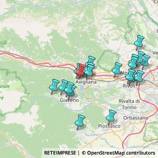 Mappa Viale dei Mareschi, 10051 Avigliana TO, Italia (7.9215)