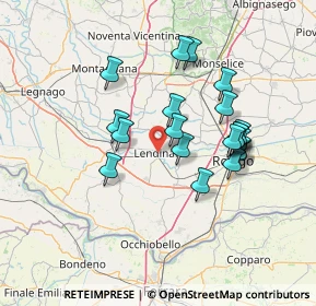Mappa Piazza Risorgimento, 45026 Lendinara RO, Italia (12.5775)