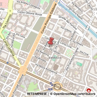 Mappa Via Sassari, 13, 10152 Torino, Torino (Piemonte)