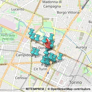 Mappa 10144 Torino TO, Italia (0.6365)