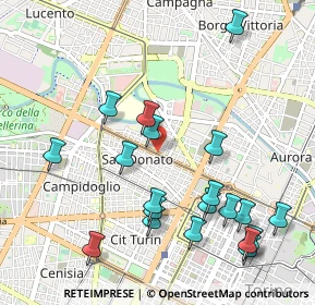 Mappa 10144 Torino TO, Italia (1.143)