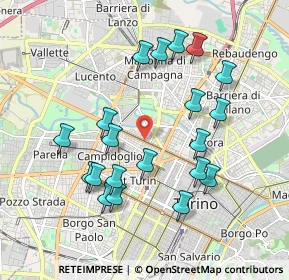 Mappa 10144 Torino TO, Italia (1.909)
