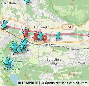 Mappa Corso Susa, 10090 Ferriera TO, Italia (2.4845)