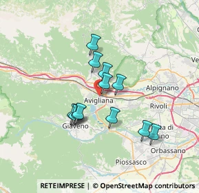 Mappa Via Tresserve, 10051 Avigliana TO, Italia (5.49)