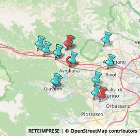 Mappa Via Tresserve, 10051 Avigliana TO, Italia (6.05786)