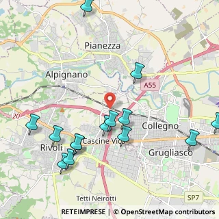 Mappa Via Baveno, 10098 Bruere TO, Italia (2.44714)