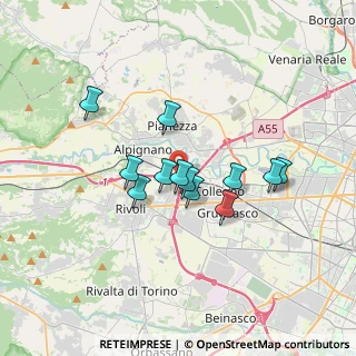 Mappa Via Baveno, 10098 Bruere TO, Italia (2.7075)
