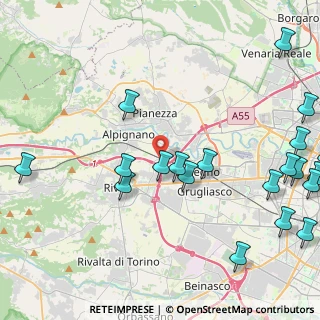 Mappa Via Baveno, 10098 Bruere TO, Italia (5.849)