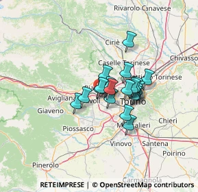 Mappa Via Baveno, 10098 Bruere TO, Italia (8.4935)