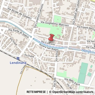 Mappa Via Giambattista Conti, 38, 45026 Lendinara, Rovigo (Veneto)