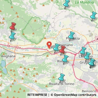 Mappa Strada Castelpasserino, 10098 Rivoli TO, Italia (5.92231)