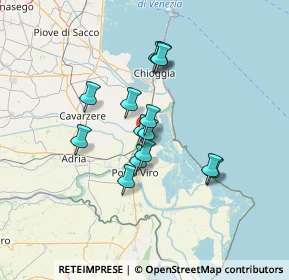 Mappa 45010 Rosolina RO, Italia (10.33571)