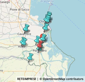 Mappa 45010 Rosolina RO, Italia (10.75722)