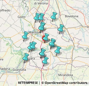 Mappa Via P. Gobetti, 46031 Bagnolo San Vito MN, Italia (11.53588)