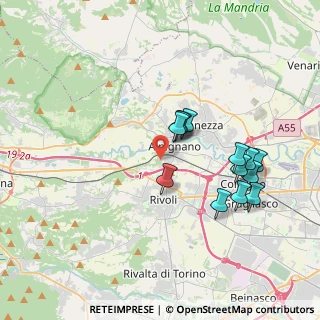 Mappa Via Costa, 10091 Alpignano TO, Italia (3.45846)