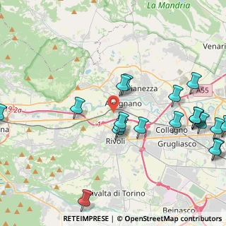 Mappa Via Costa, 10091 Alpignano TO, Italia (5.2685)