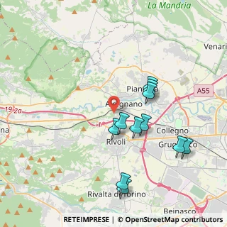 Mappa Via Costa, 10091 Alpignano TO, Italia (3.80182)