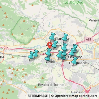 Mappa Via Costa, 10091 Alpignano TO, Italia (2.908)