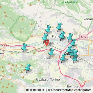 Mappa Via Costa, 10091 Alpignano TO, Italia (3.908)