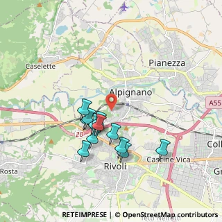 Mappa Via Costa, 10091 Alpignano TO, Italia (1.60917)