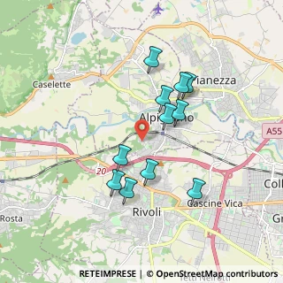Mappa Via Costa, 10091 Alpignano TO, Italia (1.58273)