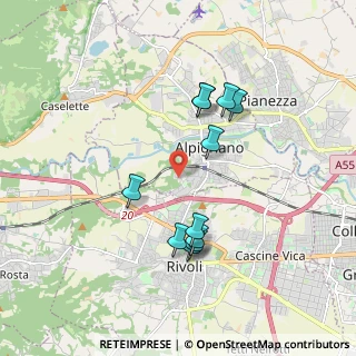 Mappa Via Costa, 10091 Alpignano TO, Italia (1.69545)