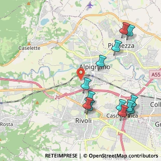 Mappa Via Costa, 10091 Alpignano TO, Italia (2.37615)