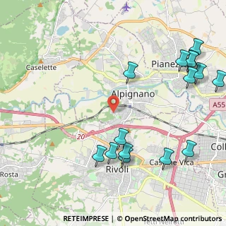 Mappa Via Costa, 10091 Alpignano TO, Italia (2.704)