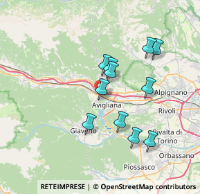 Mappa Via Avigliana, 10051 Avigliana TO, Italia (6.28)