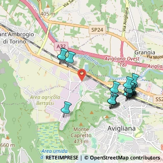 Mappa Via Avigliana, 10051 Avigliana TO, Italia (1.121)