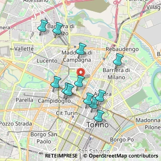 Mappa 10036 Torino TO, Italia (1.78333)