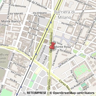 Mappa Corso Palermo, 110, 10154 Torino, Torino (Piemonte)