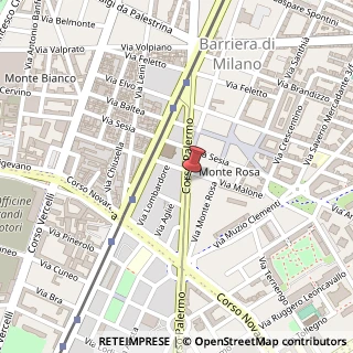 Mappa Corso Palermo, 114, 10154 Torino, Torino (Piemonte)