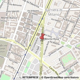 Mappa Corso Palermo, 105, 10154 Torino, Torino (Piemonte)