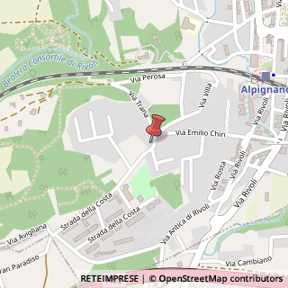 Mappa Via Costa, 14, 10091 Alpignano, Torino (Piemonte)