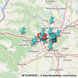 Mappa Via Scrivia, 10091 Alpignano TO, Italia (9.561)
