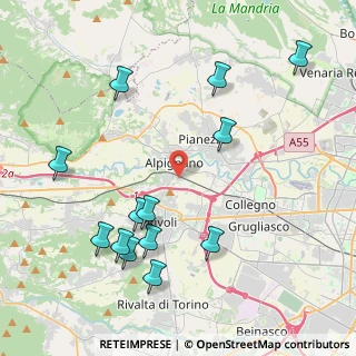 Mappa Via Scrivia, 10091 Alpignano TO, Italia (4.75)