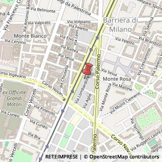 Mappa Via Lombardore, 27, 10154 Torino, Torino (Piemonte)