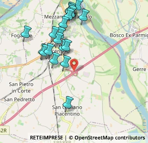 Mappa A21 Autostrada Torino Brescia, 29010 Castelvetro Piacentino PC, Italia (2.0365)