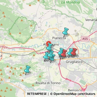 Mappa Via Emilio Chiri, 10091 Alpignano TO, Italia (3.14364)