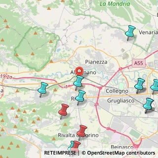 Mappa Via Emilio Chiri, 10091 Alpignano TO, Italia (6.32385)