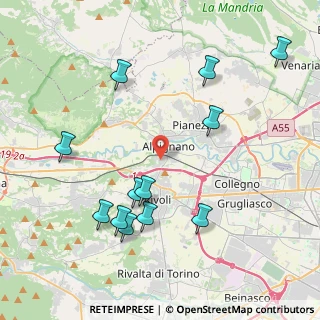 Mappa Via Emilio Chiri, 10091 Alpignano TO, Italia (4.54667)